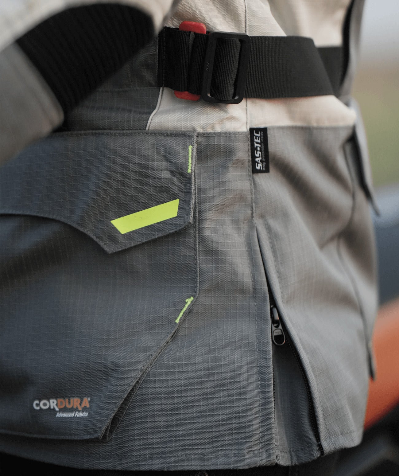 Solace Furious Pro Touring and Riding Jacket-Grey