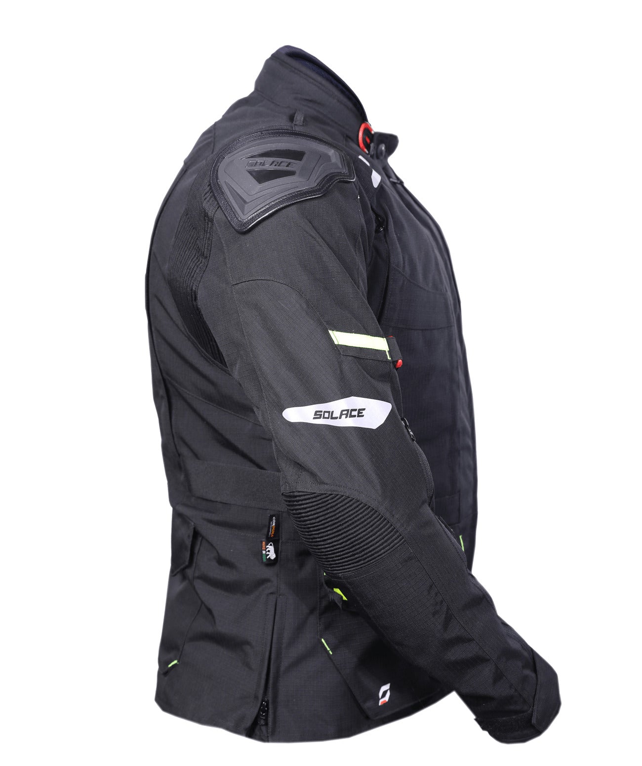 Solace Furious Pro Touring and Riding Jacket-Black