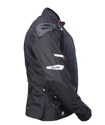 Solace Furious Pro Touring and Riding Jacket-Black
