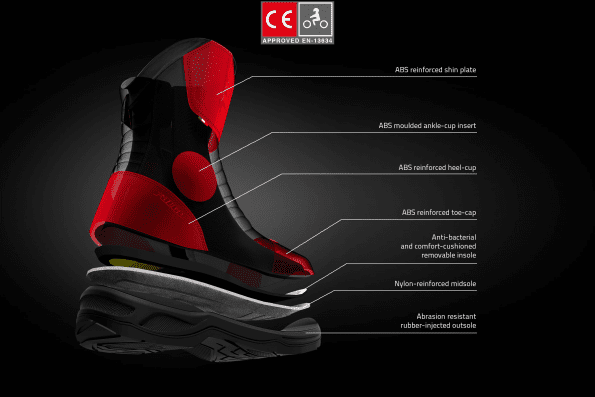 Falco Liberty 2.1 Motorcycle Boots - Black