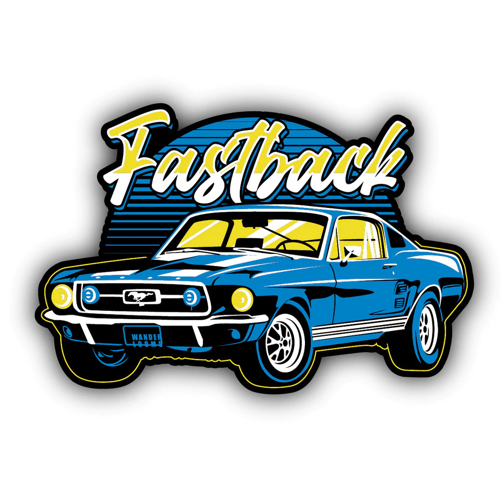 Fastback Sticker - Wander Looms - Riders Junction