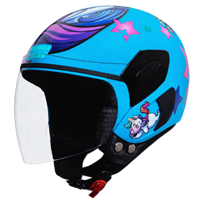 Femm Super 540 D1 Decor Blue Helmet - Studds