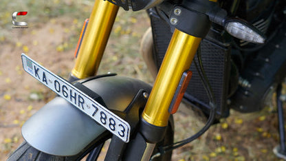 Fender Number plate holder triumph speed 400