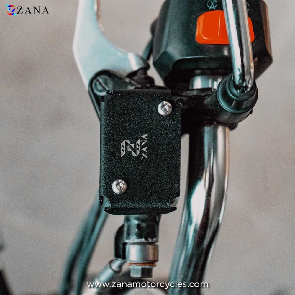 GT/Interceptor 650 Fluid Reservoir Cover Black Painted by ZANA-ZI-8191