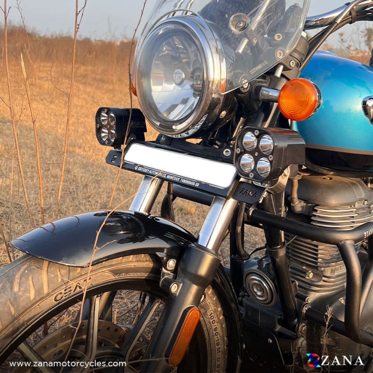 Fog Light Mount MS For Meteor 350 