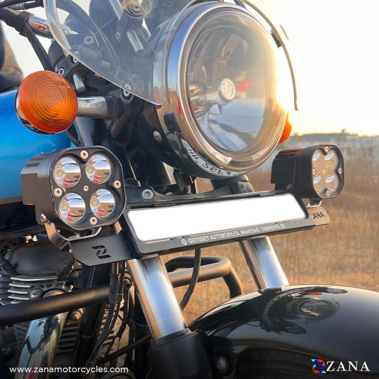 ZANA Fog Light Mount MS For Meteor 350 ZI-8394 - Riders Junction