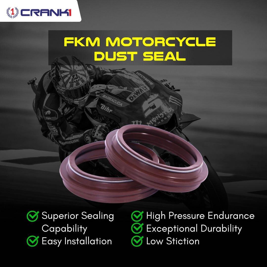 Fork Dust Seals Pair For Ducati Panigale 899 (2014-2015) - CPD57-108-1 - CRANK1