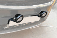 Four Wheeler Number Plate Clamp for Two Lights