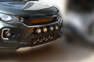 Four wheeler number plate clamp for four lights