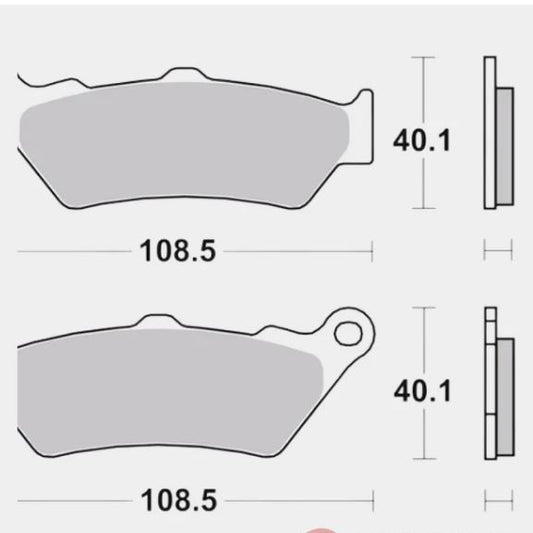 Front Brake Pads Carbon Ceramic - Brembo - 07BB0306