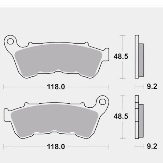 Front Brake Pads Sintered - Brembo - 07HD22SA