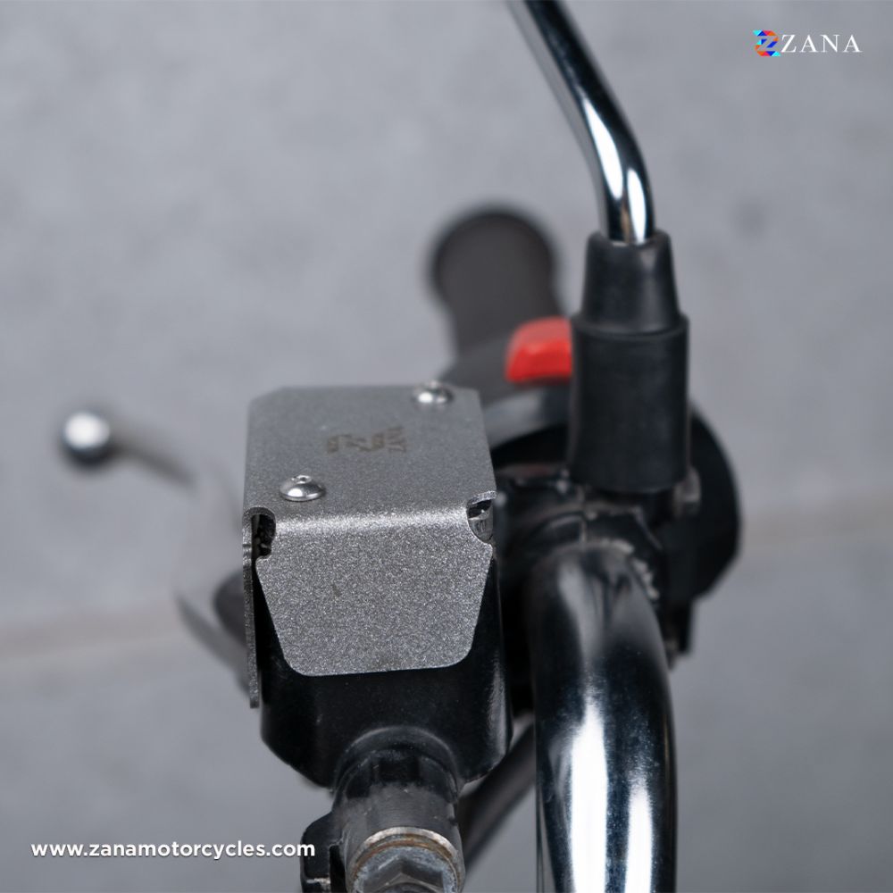 GT/Interceptor 650 Front Fluid Reservoir Cover Silver Painted by ZANA-8196