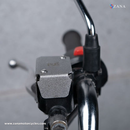 GT/Interceptor 650 Front Fluid Reservoir Cover Silver Painted by ZANA-8196