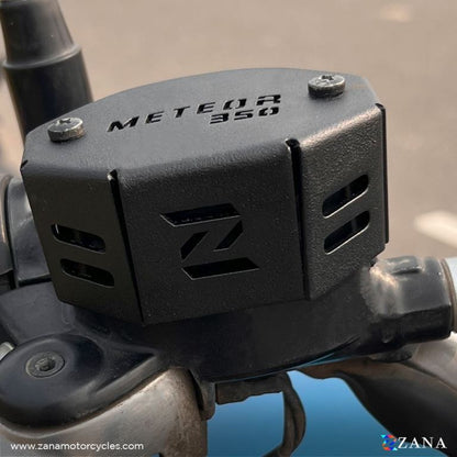 ZANA Front Fluid Reservoir Cover - Aluminium For Meteor 350 ZI-8398 - Riders Junction