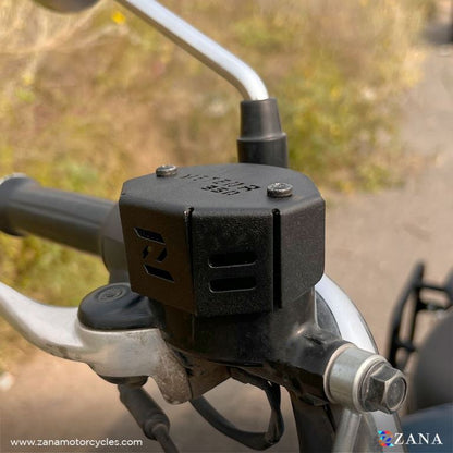 ZANA Front Fluid Reservoir Cover - Aluminium For Meteor 350 ZI-8398 - Riders Junction