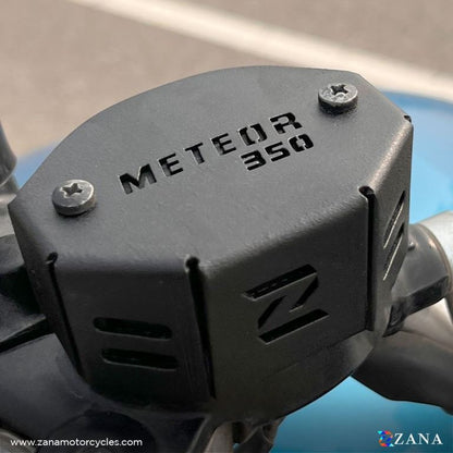 ZANA Front Fluid Reservoir Cover - Aluminium For Meteor 350 ZI-8398 - Riders Junction