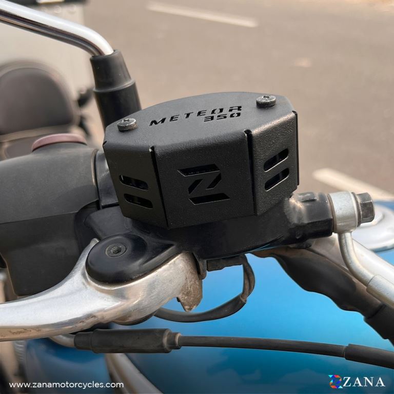 Front Fluid Reservoir Cover - Aluminium For Meteor 350