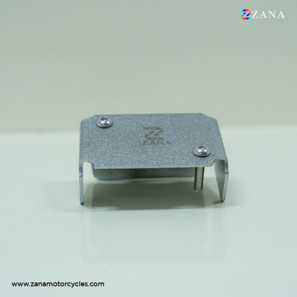 Dominar 250/400 Front Fluid Reservoir Oil Cover Silver Painted by ZANA-ZI-8197