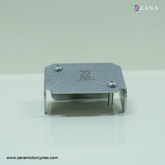 Dominar 250/400 Front Fluid Reservoir Oil Cover Silver Painted by ZANA-ZI-8197