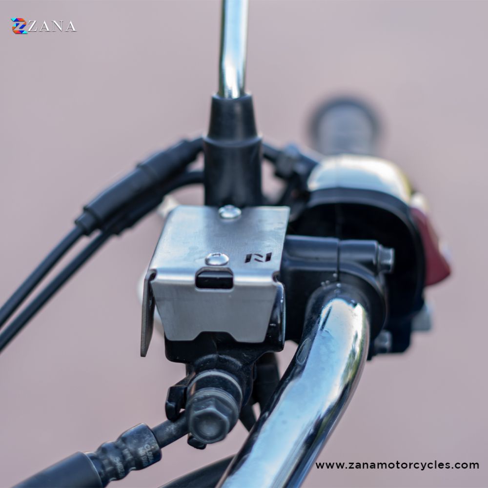 Front Fluid Reservoir Oil Cover for Honda CB 350 Aluminum by ZANA-ZI-8235