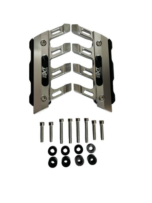 Front Fork Protector Cnc Universal Imported Quality (Silver)