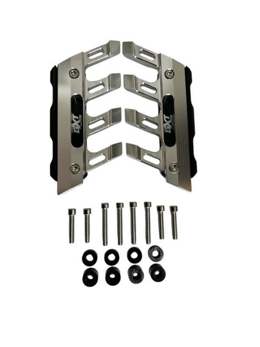 Front Fork Protector Cnc Universal Imported Quality (Silver)