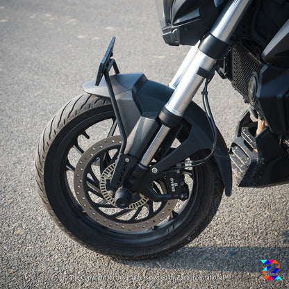 Front Number Plate Relocator Dominar 250/400 (2019-22) - Riders Junction