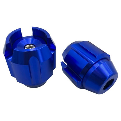 Front Wheel Axle Fork Slider Cnc Universal (Blue)