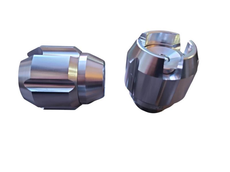 Front Wheel Axle Fork Slider Cnc Universal (Silver)