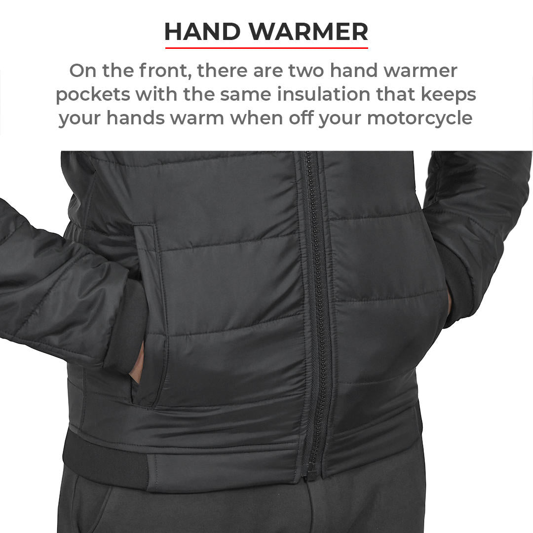 Frost Without Hood Winter Jacket - Black