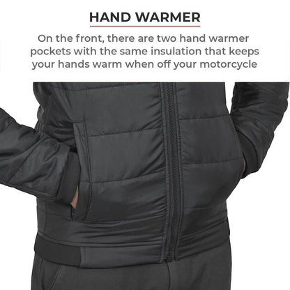 Frost Without Hood Winter Jacket - Black