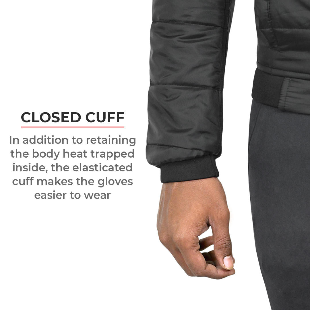 Frost Without Hood Winter Jacket - Black