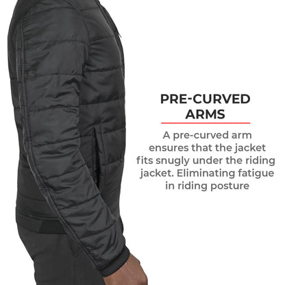 Frost Without Hood Winter Jacket - Black