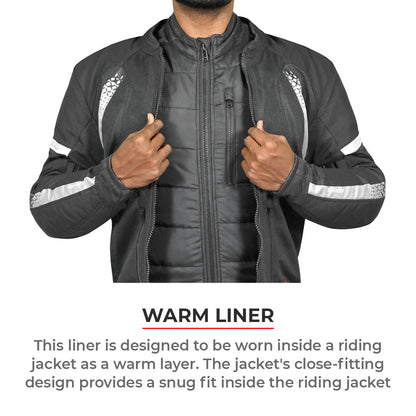 Frost Without Hood Winter Jacket - Black