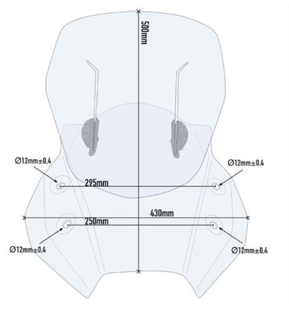 GIVI Airflow windscreen Suzuki Vstrom 650 - AF3112