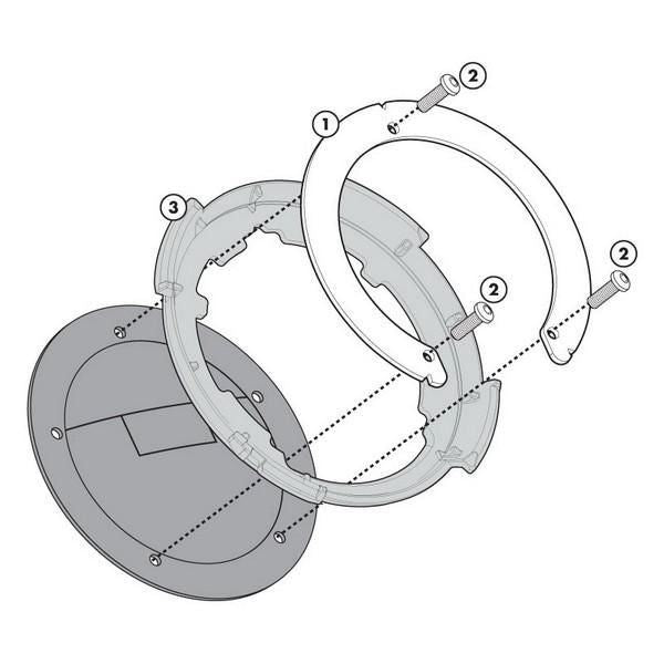 GIVI-Benelli Tnt300iTrk 251 Tank Ring For Tank Bag-BF05-MY