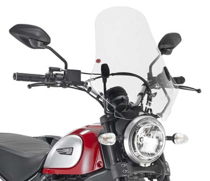 GIVI Clear Screen Ducati Scrambler Fitting Kit A7407A required - 7407A