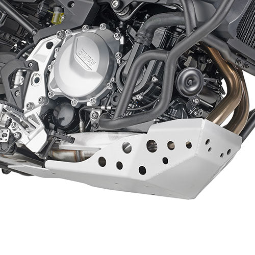 GIVI Oil Carter Protector In Brushed And Anodised Aluminium BMW F750GS - RP5140