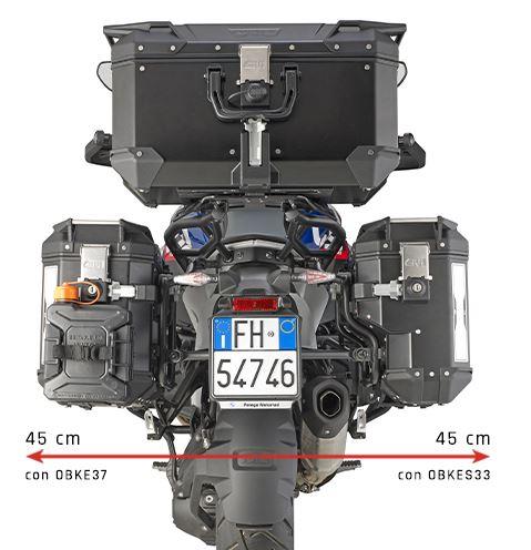 GIVI Pannier Holder Pl One-fit With Contoured Right Side For Trekker Outback Monokey® Cam-side Configuration BMW R 1300 GS (24) - PLOS5143CAM