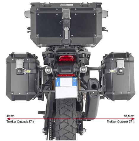GIVI Specific Pannier Holder Pl One-Fit For Harley Davidson - Pan America 1250 (2021 - 2024) - PLO8400CAM