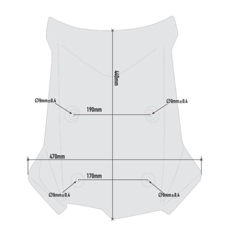 GIVI Specific Screen Smoked BMW F850GS - D5127S