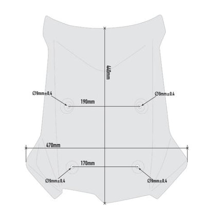GIVI Specific Screen Smoked BMW F850GS - D5127S