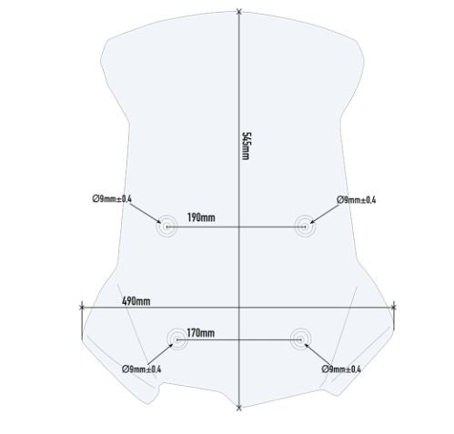 GIVI Specific Windscreen for BMW F850GS - D5127ST