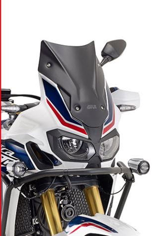 GIVI Specific low and sports Windscreen matt black Honda CRF1000L Africa Twin - D1144BO