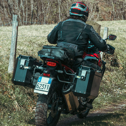 GIVI Trekker Outback Black Line Aluminium Side-case Matt Black Painted 37 Ltr - Riders Junction