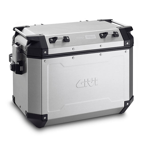 GIVI Trekker Outback natural aluminium side-case (48 ltr)
