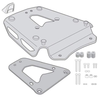 GIVI Triumph Tiger 1200 GT Aluminum Rear Rack specific for Monokey top case - SRA6422