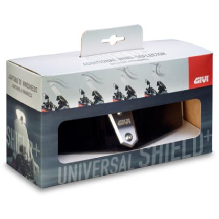 GIVI Universal Smoked Spoiler That Can Be Mounted To Fairings / Windscreens - S180F