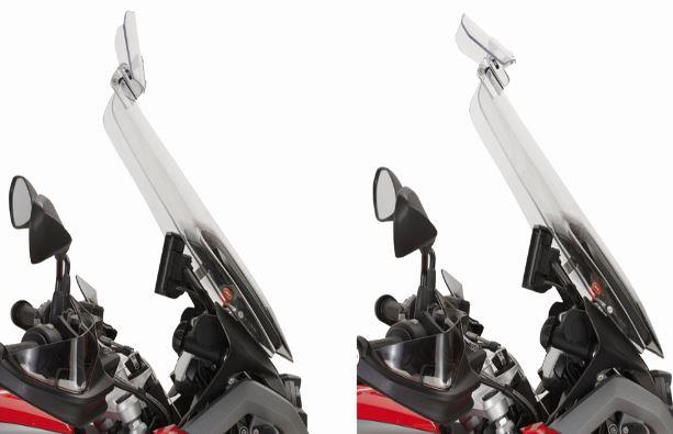 GIVI Universal Smoked Spoiler That Can Be Mounted To Fairings / Windscreens - S180T