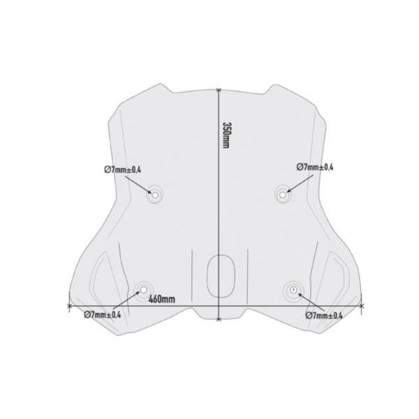 GIVI Windscreen for KTM 390 Adventure-7710D